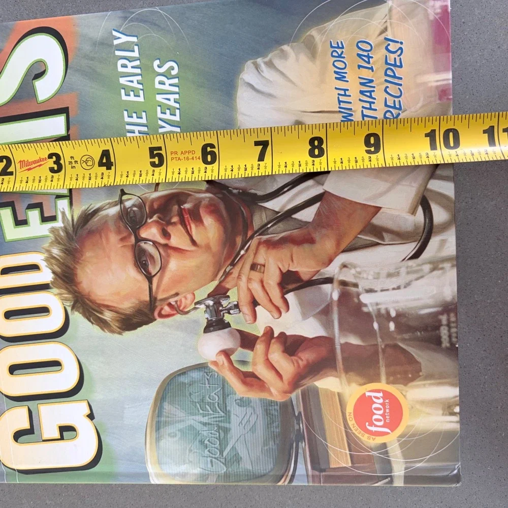 Alton Brown Good Eats The Early Years Hardcover Cookbook 2009 Food Network